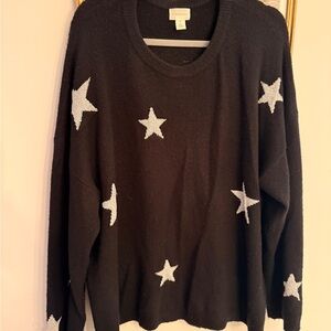 Caslon Black Star Sweater